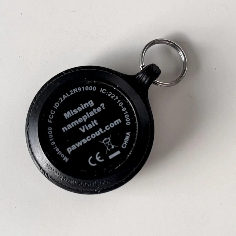 PAWSCOUT Black Smart Pet Locator Tag